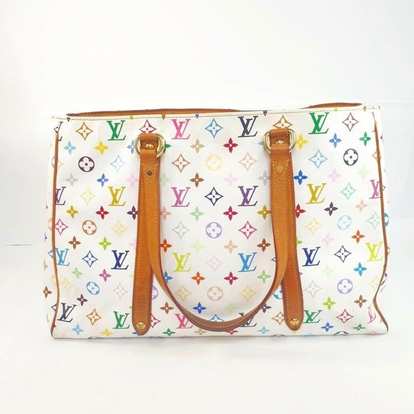 LOUIS VUITTON Aurelia GM Monogram Multicolor Blanc M40100 - Picture 2 of 12